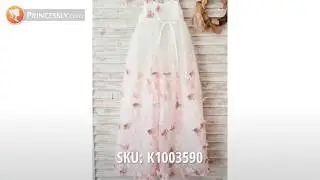 Spaghetti Straps Tulle Satin Pink Beach Flower Girl Dresses  | Princessly Dresses