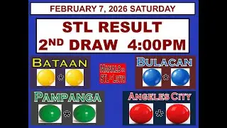 STL 2ND Draw 4PM Result STL Bataan Bulacan Pampanga Angeles FEBRUARY 7, 2026 SATURDAY