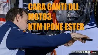 How to Change the Oil of a MOTO3 KTM RC250GP IPONE Ester Racing Motorcycle #moto3 #ktm #rc250gp #...