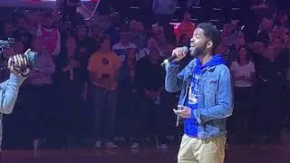 Hamilton's Julius Thomas III National Anthem for the Warriors