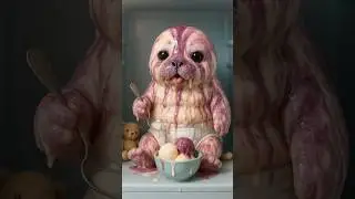 Un b&eacute;b&eacute; phoque&hellip; ou une glace fondue vivante ?!🍦🐧😳