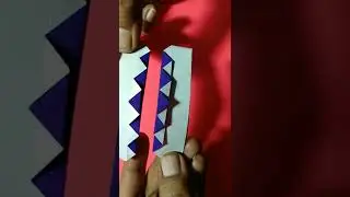 Shark Teeth🦈Wearable Origami designed by Jeremy Shafer Darius/#shorts #origami #jeremyshaferorigami