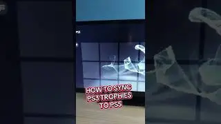 HOW TO SYNC PS3 TROPHIES TO PS5 #fyp #tutorial #ps3 #ps5 #gaming #shorts
