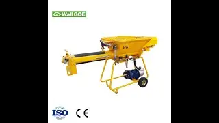 Continuous mortar mixer
