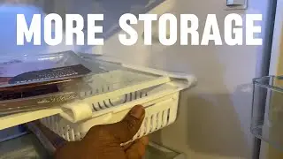 Удвойте пространство для хранения в холодильнике! 🥗🧊 Выдвижной органайзер для ящиков