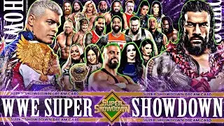 Карта матчей мечты WWE Super Showdown 2026