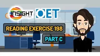Упражнение по чтению 198 | Как решить задачу части C | Чтение OET | Insight | Insight Learning