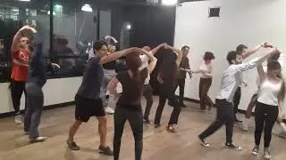 Beginner Salsa - Right-Turn Routine - week 3