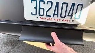 How to remove the Tesla y juniper hitch cover reinstall