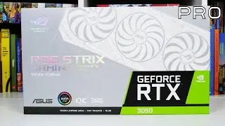 ASUS ROG Strix GeForce RTX 3090 White OC Edition 24GB Unboxing