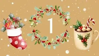 DIY Adventskalender - T&uuml;rchen 1 - Weihnachtskranz h&auml;keln