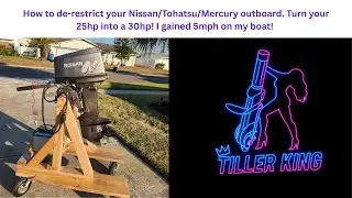Turn your Nissan/Tohatsu/Mercury from 25hp to 30hp!