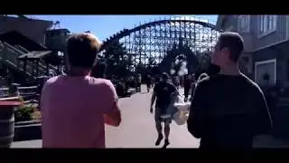 Nile brothers || German learn Hindi on rolercoster || Reactio. Video of german brother