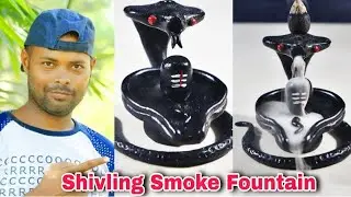 Making Naag + Shivling Smoke Fountain Waterfall from M seal at home(14) . Govind Arkhvanshi