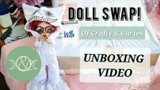 DOLL SWAP!! Child of Nature Themed Ooak Doll &bull; Of Crafts And Curios #dollrepaint #ooak