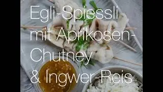 Egli-Spiessli mit Aprikosen-Chutney - Rezept von Betty Bossi & Miele