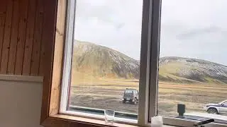Mountain Cabin, early morning before sheepherding in Iceland