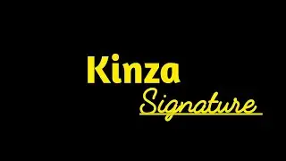 Kinza Name Signature Style || Learn Your Signature