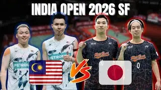 Aaron Chia/Soh Wooi Yik vs Hiroki Midorikawa/Kyohei Yamashita | India Open 2026 Badminton