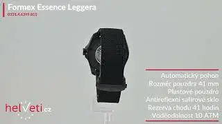 Formex Essence Leggera FortyOne Automatic Chronometer Forged Carbon Black Nylon 0331.4.6399.811