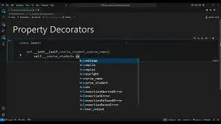 Property Decorators in Python