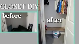 DIY Closet Shelving Organization - Simple, Effective, Custom Look!