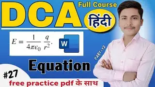 How to insert equation in ms word | equation & symbol full tutorial | Lecture 27🔥