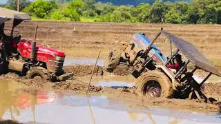 MAHINDRA YUVO TECH 575 DI VS POWERTAC EURO 45 IN SRI LANKA | NEW TRACTOR VIDEO SRI LANKA 2025 #part2