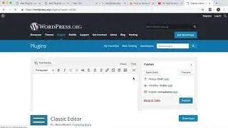 👉HOW TO INSTALL CLASSIC EDITOR/DISABLE GUTENBERG IN WORDPRESS 5.0