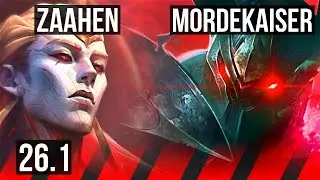 ZAAHEN vs MORDEKAISER (TOP) | EUW Master | 26.1