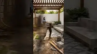 A radical change to a home garden