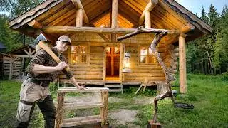 Turning My Log Cabin Into a Home — Handmade Furniture & Lighting