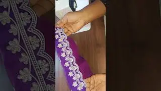cut work sleeves cutting and sewing #sewingtutorial #blousecutting #sewing #sewingtips