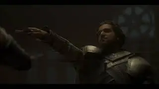 Ser Harrold Westerling confronts Ser Criston Cole