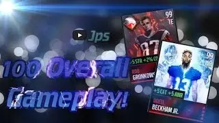 100 OVERALL TEAM GAMEPLAY & REVIEW | Madden Mobile 16 |