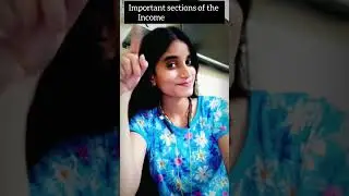 Important sections of the Income Tax Act 1961#csaspirant #ytshort #viralvideo