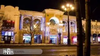 Зима в Хабаровске 2014. timelapse. таймлапс