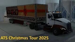 American Truck Simulator 🎄 | Kenworth T680 &ndash; Christmas Event 2025 Let&rsquo;s Play