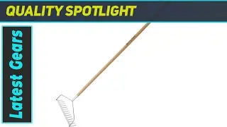 Berry&Bird 14 Tines Bow Rake Best Heavy-Duty Garden Tool for Lawn & Soil
