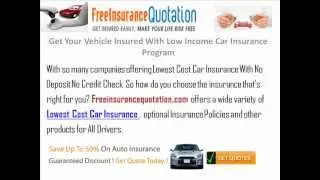 Get Your Vehicle Insured With Low Income Car Insurance Program