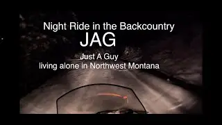NIGHT RIDE: Night Snowmobile Ride: Tracking Wolves, Elk & Deer in Montana Backcountry