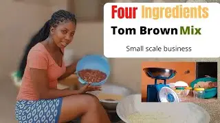 Business in Tom Brown making: Four ingredients mixed