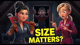 She Said the Pipe Was Too Skinny... 😳 | HVAC Fun Girls Ep. 1