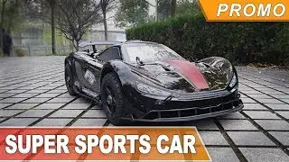 90 km/h on Gasoline RC Car ( Rovan ROFUN F5 ) sports car