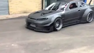 1000hp S14 - carbon body + Huge wing | Stance N Chassis