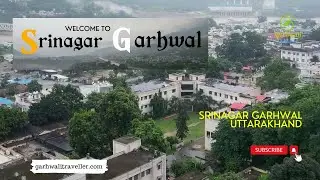 Cinematic Drone views of Srinagar Garhwal Uttarakhand