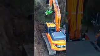 🟢 BI400 @omefgroup Лесные валочные ножницы на экскаваторе Doosan DX210 на 14-24тн