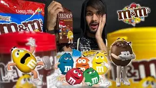 تجربة أنواع (ام اند امز)  M&Ms asmr
