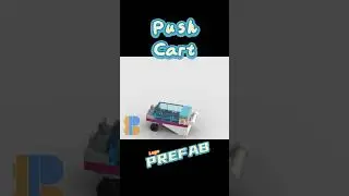 Lego Push Cart stop motion building animation #shorts #lego #legoaddict #legocity #legomoc #乐高 #afol