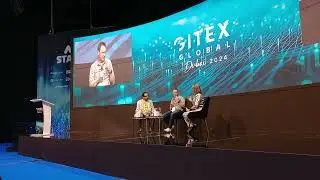 Gitex Global 2024 - Panel Impact of Ai on creativity - Shekhar Kapur & Mark Sagar